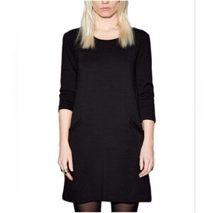 Frank And Oak Tunic Black Dress w/Pockets